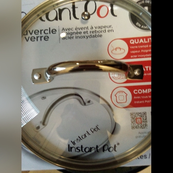 Instant Pot - Glass Lid with Steam Vent. Dishwasher Safe, - Picture 6 of 11